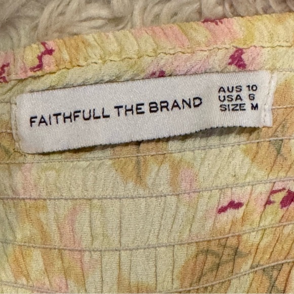 Faithfull Saint Tropez Midi Dreas in Adele Floral Print - Size 6 - Picture 5 of 7